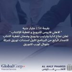 Al Ahly Pharos Investment Bank successfully manages, arranges, promotes, and guarantees the subscription coverage for the fourth issuance of the first program of securitization bonds for Global Corp for Securitization