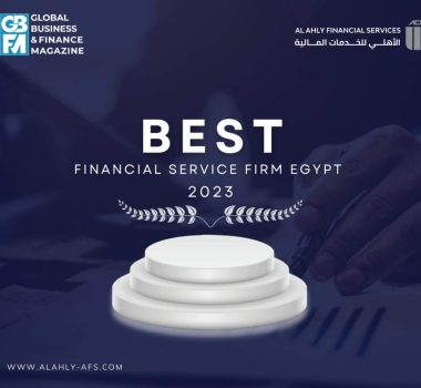 Al Ahly Financial Services was awarded " Best financial services firm " in Egypt during 2023