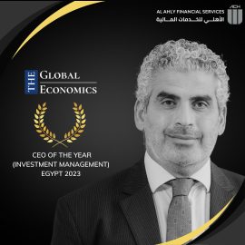 We are thrilled to announce that Ahmed Salem, CEO of AL Ahly Financial Services, has been awarded as the CEO of the Year, " Investment Bank " by the Global Economics organization! on his exceptional leadership and unwavering commitment to excellence in the financial industry.